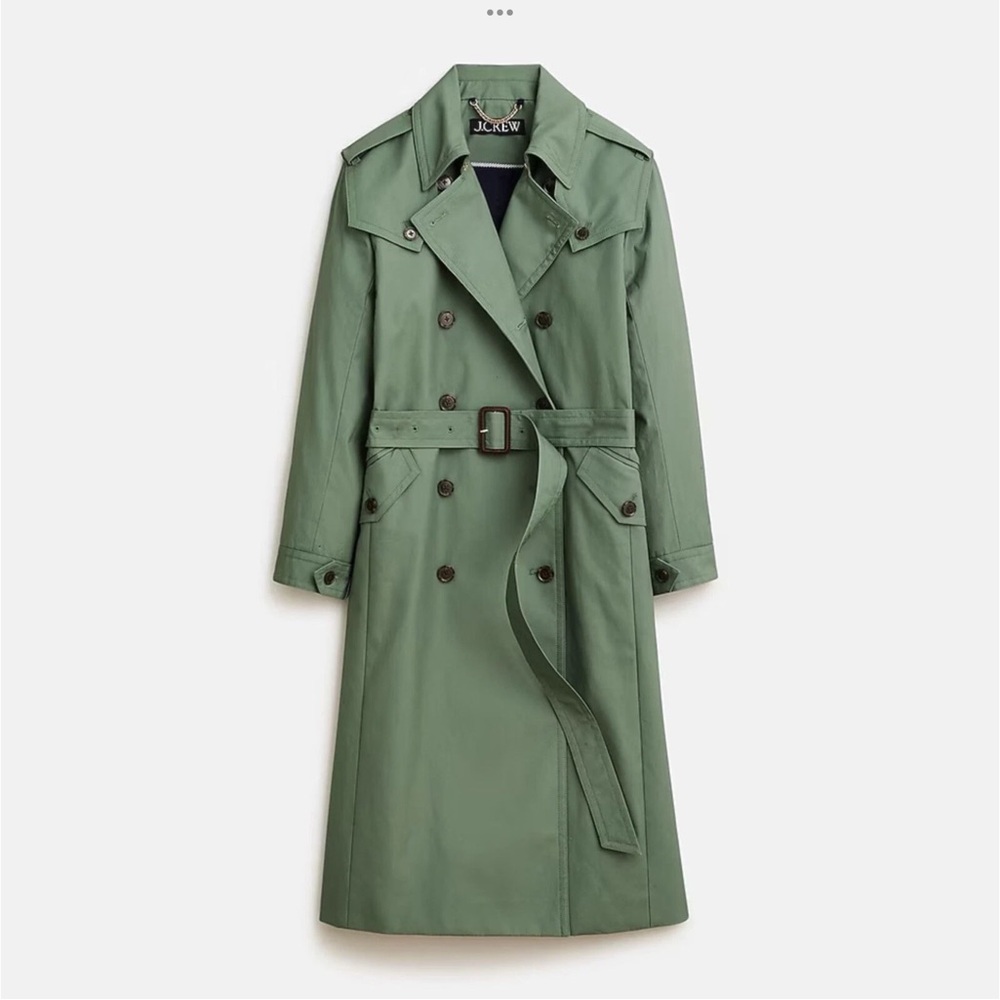 J. Crew Double-Breasted Trench Coat (NWT) Women's Size 2 PERFECT SPRING COAT